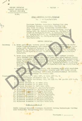 Surat Keputusan Menteri Pertanian No. 247/KPTS/LIM/1979 tanggal 5 April 1979 tentang penetapan ta...