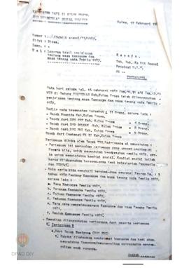 Surat Sub Dit Sospol Kab. Kulon Progo No. 228/ Subdit Sospol/ P3/ 1982 kepada Kepala Dit Sospol P...
