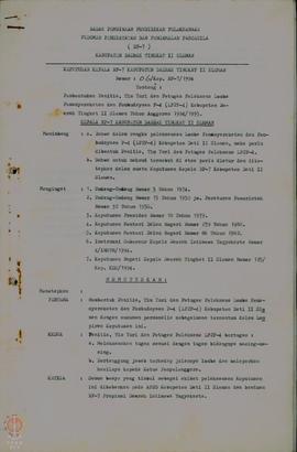 eputusan Kepala BP-7 Kabupaten Dati II Sleman No. 06/Kep BP7/1994 Tanggal 25 Juli tentang Pemben...