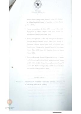 Surat keputusan Presiden Republik Indonesia Nomor 99 tahun 1996 tentang penyelenggaraan kampanye ...