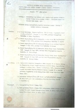 Keputusan Gubernur kepada Ketua PPD TK I DIY No. 16/PPD/1981 tentang pembentukan dan pengangkatan...