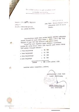 Perkiraan jumlah TPS pada pemilu 1992 Kecamatan Kalibawang dengan jumlah 60 TPS.