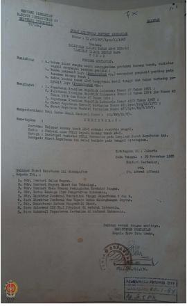 Surat Keputusan Menteri Pertanian Nomor TP 240/827/Kpts/11/1983 tertanggal 29 Nopember 1983 tenta...